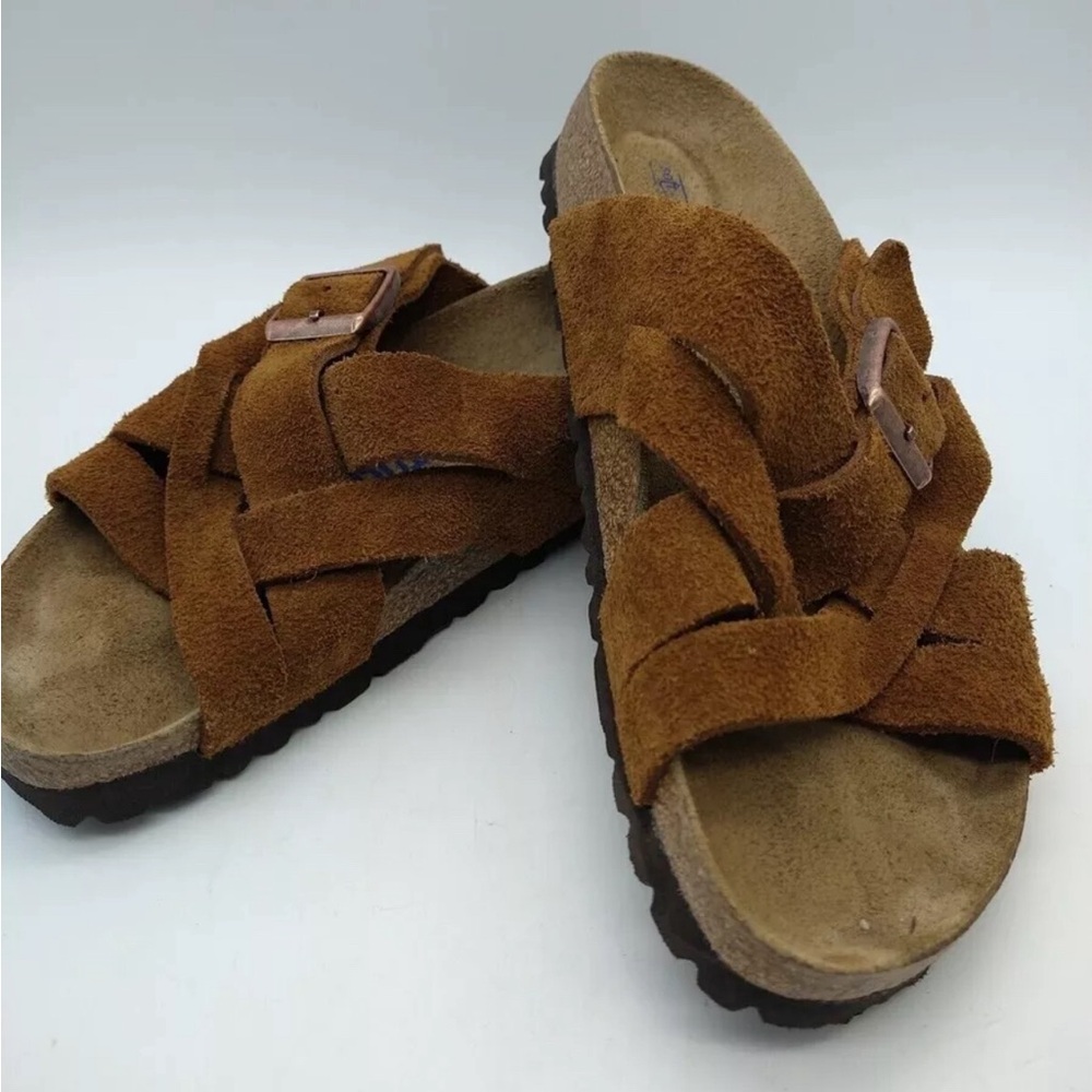 Birkenstock Lugano Suede Leather Mink 39/9